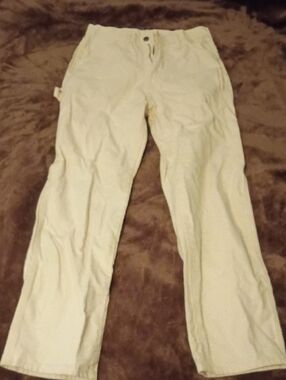 Dickies Cream Straight-Leg Chinos